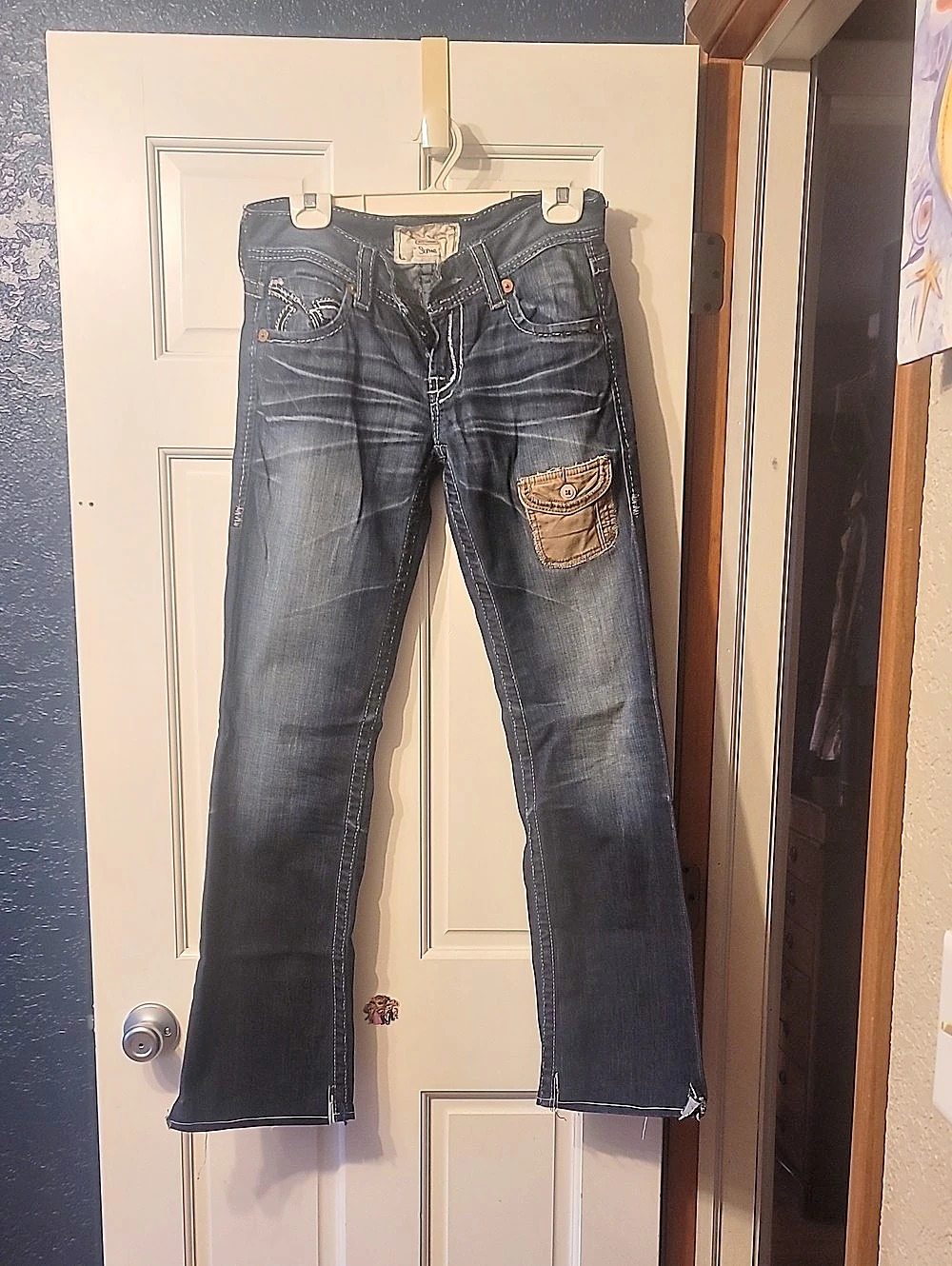 Big Star Legendary Jeans Boot Cut Jeans in Blue Waist 29X